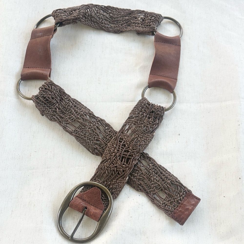 Cabi Leather Fashion Weaved Belt M